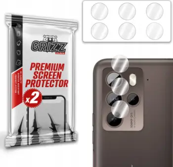 Mbrojtës xhami kamerë Grizz për HTC U23 Pro, set 2 copë, transparent