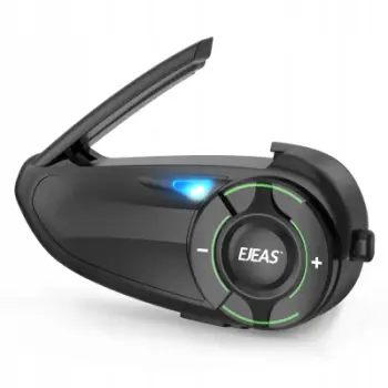 Interkom për motor EJEAS Q8 Mesh 3.0, deri 6 persona, 1000m, i zi