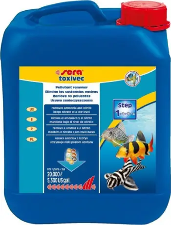 Solucion për akuarium Sera Toxivec 5000ml, largon amoniak dhe nitrate