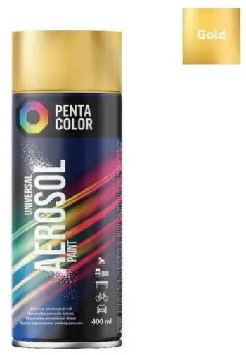 Bojë spraj Pentacolor Color + Paint, ari mat, 400ml