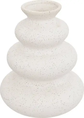 Vazo qeramike Atmosphera Olme, 20cm, e bardhë