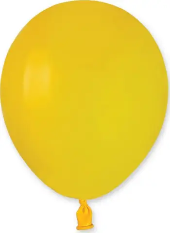 Balona Gemar Yellow, 5", set 100 copë, të verdha