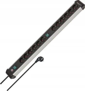Zgjatues energjie Brennenstuhl Premium Alu Line 1391030200, 12 dalje, 3 m, i zi