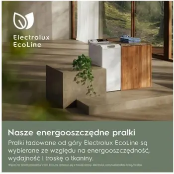 Lavatriçe Electrolux SensiCare 600, 7kg, hapje nga lart, e bardhë