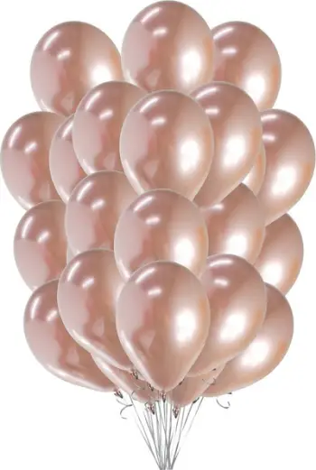 Balona Godan B&amp;C Metallic, 30 cm, 50 copë, rozë metalike