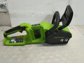Sharrë zinxhiri pa kabllo Greenworks GD24X2CS36, 48V, brushless, 36cm, jeshile