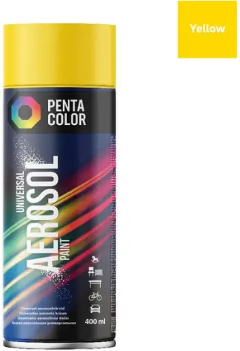 Bojë sprej Pentacolor Aeros Penta Yellow R1023, 400ml, e verdhë