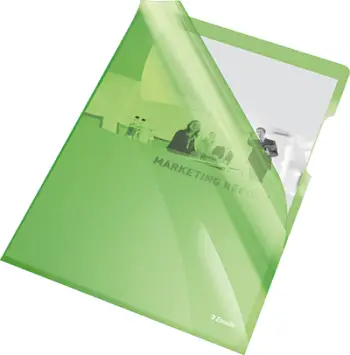 Fletë mbrojtëse Esselte Sheet Protectors, A4, 150 mikron, jeshile