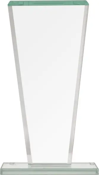 Trofe qelqi Glass Trophy T GS103 25, 25cm, me gravurë