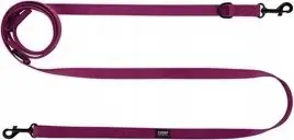 Kapëse për qen Chaba Leash Tape Adj S, 10mm, 2.6m, ngjyrë burgundy