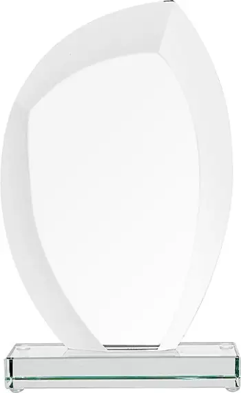 Trofe qelqi Tryumf G010/FP, bazament i veçuar, me kuti, transparent