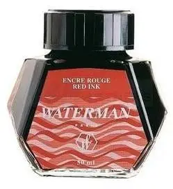 Bojë stilolapsi Waterman Audacious Red, 50ml, e kuqe