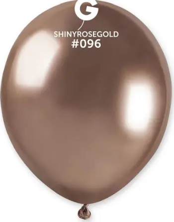 Balona Godan Chromed, 13 cm, set 100 copë, rozë ari