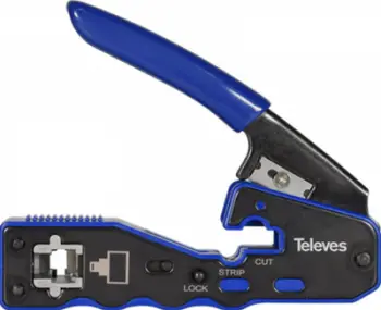 Vegël krimpimi Televes Crimptool RJ45, për konektorë RJ45, portokalli