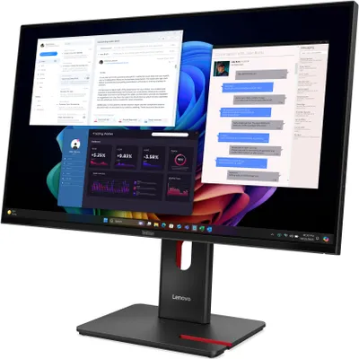Monitor Lenovo ThinkVision T27UD-40, 27", 4K IPS, USB-C 100W, i zi - 2