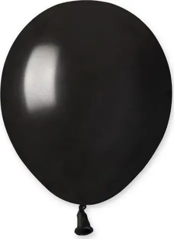 Balona GoDan Metallic, 5", 100 copë, të zeza