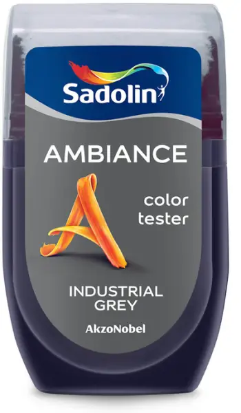 Bojë tester Sadolin Ambiance, Industrial Grey, 30ml, gri industriale