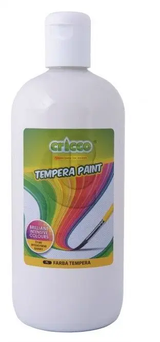 Bojë tempera Cricco, 500ml, e bardhë