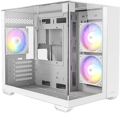Kasa gaming Antec CX600M Trio, mini tower, ARGB, e bardhë - 2
