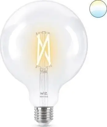 Llambë smart WiZ Tunable White G125, E27, 100W ekuivalente, WiFi, e bardhë e rregullueshme