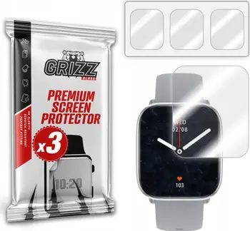 Fletë mbrojtëse për orë MyPhone Watch Pastel, 3 copë, hidrogel, transparente