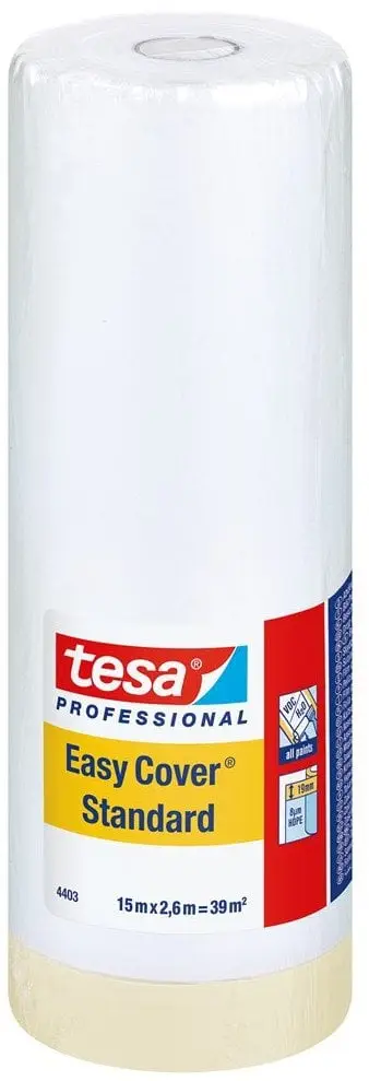 Fletë mbrojtëse me ngjitës Tesa EASY STANDARD COVERING, 15m, 2600mm, transparente