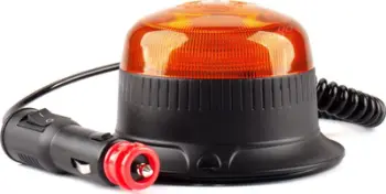 Llambë strobe paralajmëruese LED, 18 LED SMD, 12–24V, portokalli