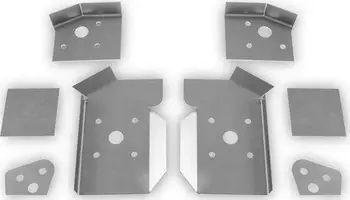 Set përforcues shasie BMW 3 Series E46, pllake çeliku, komplet montimi