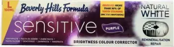 Pasta dhëmbësh Beverly Hills Formula Total Protection Natural White, zbardhuese, 100 ml, lejla