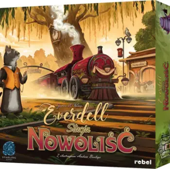 Zgjerim loje tavoline Everdell Newleaf Station Rebel, për 1 4 lojtarë, shtesë strategjike, shumëngjyrëshe