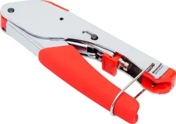 Vegël për krimpim XTREME F Type RCA RG59 RG6, metal, dorezë PVC, blu