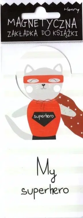 Shenjë libri magnetike Henry Superhero, dizajn superhero, shumëngjyrëshe