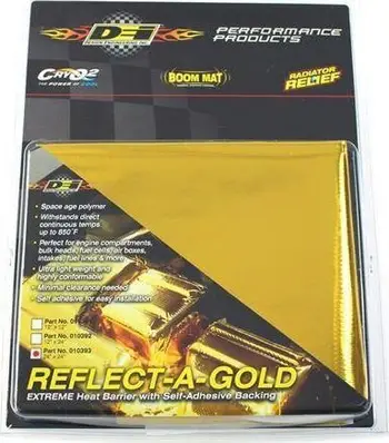 Fletë ngjitëse reflektuese nxehtësie Design Engineering Reflect A Gold 10392, 12" x 24", e artë