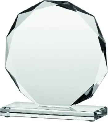 Trofe xhami Triumph Glass 80613/FP, me bazë të ngjitur, transparent