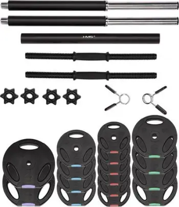 Set peshe HMS SGSP60, 62 kg, me shufra dhe disqe, i zi