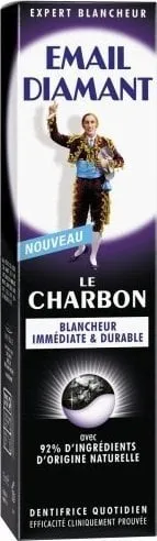 Pasta dhëmbësh Email Diamant Le Charbon, karbon aktiv, 75ml - 1