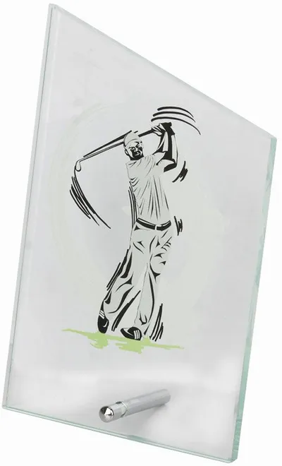 Trofe xhami Tryumf, 14 cm, transparent - 1