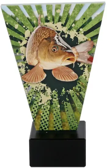 Trofe xhami Tryumf, 15 cm, transparent
