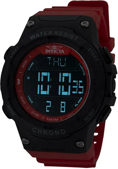 Orë dixhitale Invicta Racing Digital 47528, e kuqe - 2