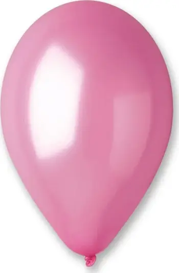 Balona metalike Godan Gemar, 33 cm, set 50 copë, rozë metalike