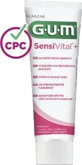 Pasta e dhëmbëve GUM SensiVital+, 75ml, për dhëmbë të ndjeshëm