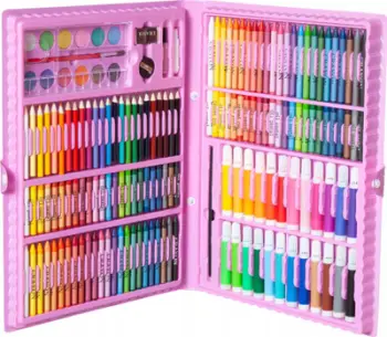 Set pikture Maaleo Painting Kit in Case, 168 pjesë, rozë
