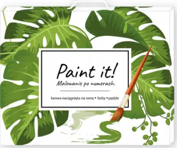 Set pikture me numra Paint It!, Ukraine Strength, 40x50 cm, me kornizë druri