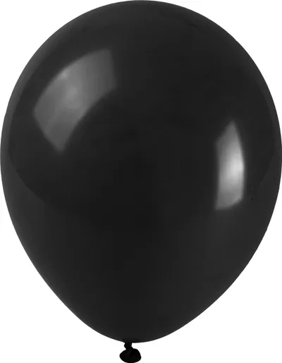 Balona Pastel Black, 25cm, paketim 100 copë, të zeza - 1