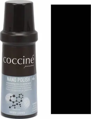 Pasta për këpucë Coccine Nano Polish, për lëkurë të lëmuar, 75ml, e zezë
