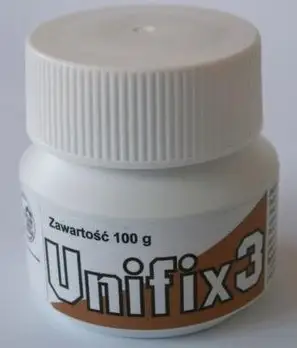 Pasta për saldim Unipak Unifix 3, 100g, me furçë aplikimi