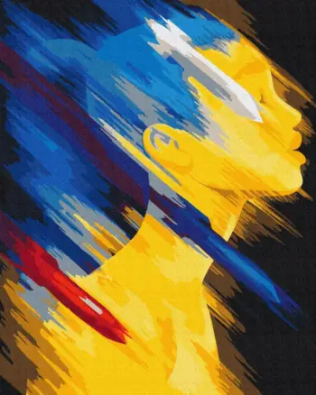 Set pikturimi Paint It We Will Stand, pikturë me numra, 40x50 cm, shumëngjyrësh