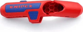 Vegël zhveshëse izolimi Knipex 16 95 01 SB, për kabllo rrethore dhe koaksiale, plastike, portokalli
