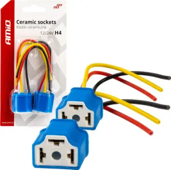 Izolues feneri AMiO 03052, për llampa H4, 12V 24V