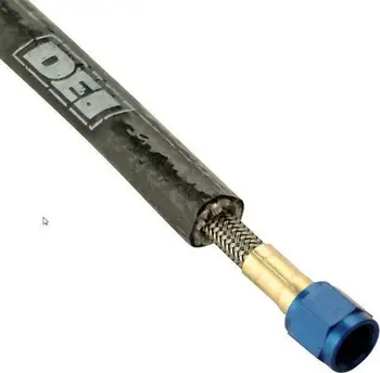 Komplet mbrojtës zjarri Design Engineering 010474 Fire Sleeve, 1" x 36", me shirit izolues, i zi